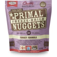 PRIMAL  Freeze Dried Nuggets For Cats -Turkey 14oz