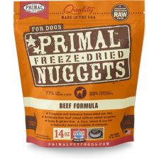 PRIMAL  Freeze Dried Nuggets For Dogs -Beef 14oz