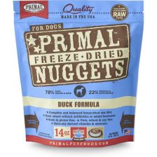 PRIMAL  Freeze Dried Nuggets For Dogs -Duck 14oz