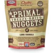 PRIMAL  Freeze Dried Nuggets For Dogs -Lamb 14oz
