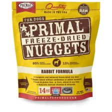 PRIMAL  Freeze Dried Nuggets For Dogs-Rabbit 14oz