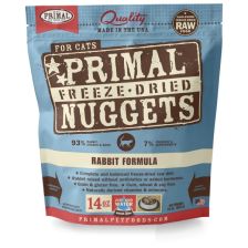 PRIMAL  Freeze Dried Nuggets For Cats -Rabbit 14oz