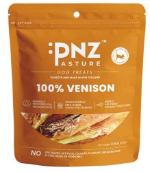 PNZ Air Dried 100% Venison Deer Tendon Dog Treats (100g)