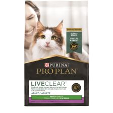 ProPlan Live Clear Adult Indoor Hairball Control 3.2lb(Turkey)
