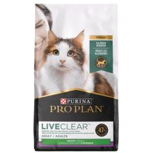 ProPlan Live Clear Adult Indoor Hairball Control 3.2lb(Turkey)