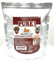 Pure  凍乾 100% 純雞胸肉 800g