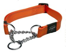 Rogz Utility Obedience HalfCheck Collar (L) (orange)