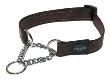 Rogz Utility Obedience HalfCheck Collar (L) (choco)