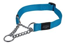 Rogz Utility Obedience HalfCheck Collar (M) (turquoise)
