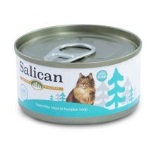 Salican 白肉吞拿魚貓罐頭 (南瓜湯) 85g (青藍)