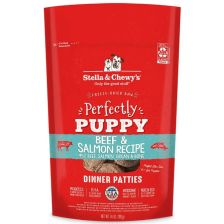Stella & Chewy's Freeze Dried Dinner Patties For Dogs - Perfectly Puppy Beef & Salmon 14oz