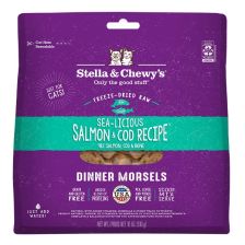 Stella & Chewy's Freeze Dried Sea Licious Salmon & Cod Dinners For Cats 18oz