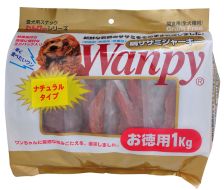 Wanpy Dried Chicken Jerky(Natural)1kg (10/Ctn)