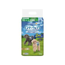 Unicharm 公犬用禮儀褲 (48片裝) SS (2.5-4kg)(30-35cm)
