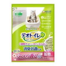 Unicharm 花卉香消臭抗菌沸石貓砂 3.8L
