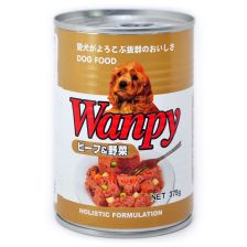Wanpy Dog Can - Beef With Vegetable 375g