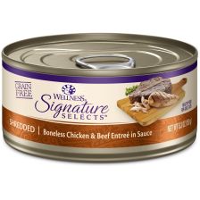Wellness Signature 手撕去骨雞肉配滋味牛肉絲 貓罐頭 5.3 oz