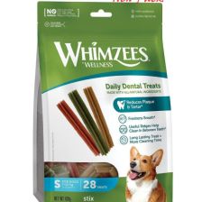 Whimzees 六角星形小型犬經典潔齒骨 28支