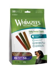 Whimzees 六角星形 迷你型犬經典潔齒骨 56支 