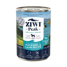 ZIWI 狗罐頭 - 鯖魚及羊肉配方 390g 