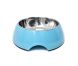 不銹鋼圓形寵物碗 L - 22*7.5cm  (BB藍)