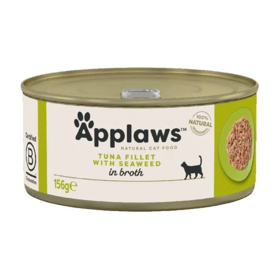Applaws 貓罐頭 156g - 吞拿魚+海澡(no2009)