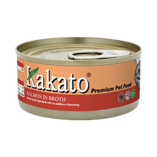 Kakato 罐頭 - 三文魚, 魚湯 70g