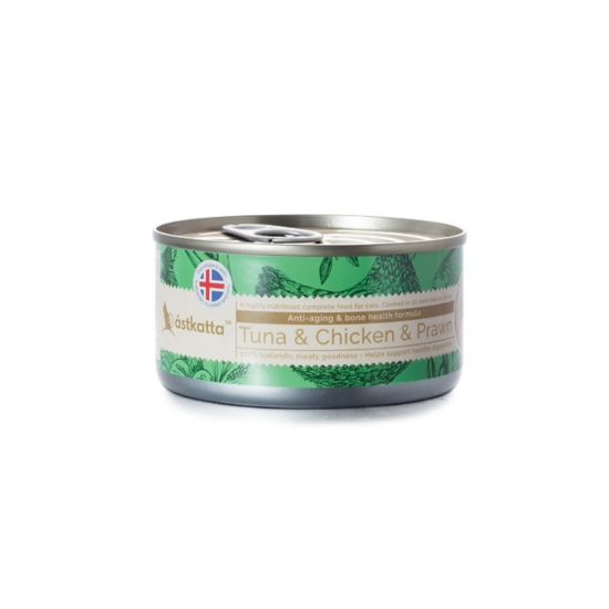 Astkatta 白鰹吞拿魚雞肉白蝦增強活力主食配方 170g