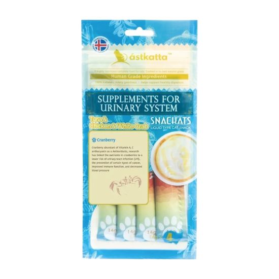 Astkatta 白鰹吞拿魚，新鮮走地雞肉，蟹肉營養肉泥 (14x4)