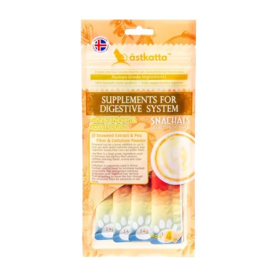 Astkatta 白鰹吞拿雞肉甜薯腸道護理營養肉泥 (14gx4)
