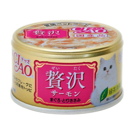 Ciao 奢華 三文魚 吞拿魚+雞肉 80g (A-143)