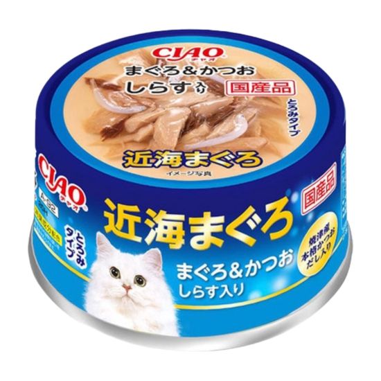 Ciao 吞拿魚 鰹魚 白飯魚 80g (A-92)