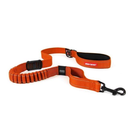 EzyDog 零拉力牽帶 120cm (橙色) 闊25mm