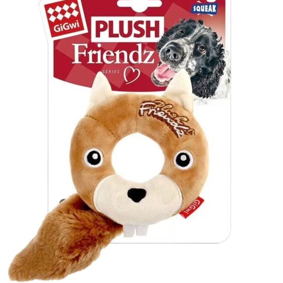 Gigwi Plush Friendz 冬甩系列 (松鼠)