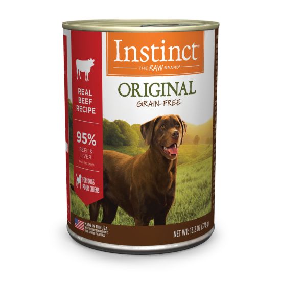 Instinct 無穀物牛肉犬罐頭 13.2oz
