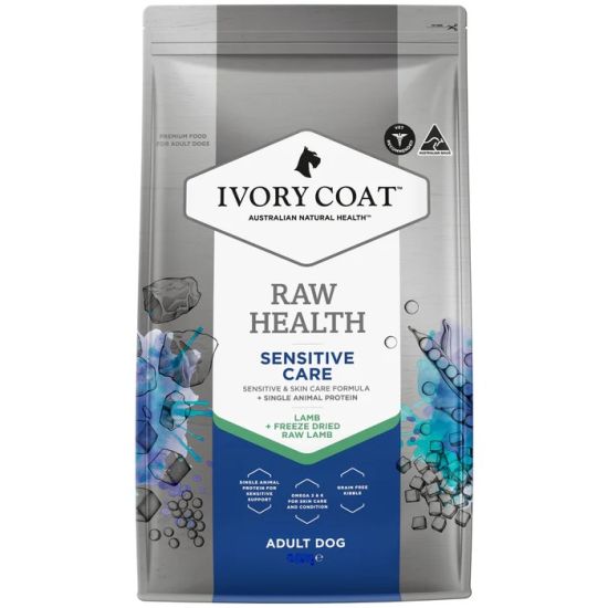Ivory Coat 敏感與皮膚護理羊肉成犬糧 (肉類乾糧+生羊肉凍乾) 1.8kg