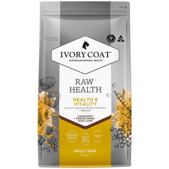 Ivory Coat 健康管理活力袋鼠肉成犬糧 (肉類乾糧+生羊肉凍乾) 1.8kg