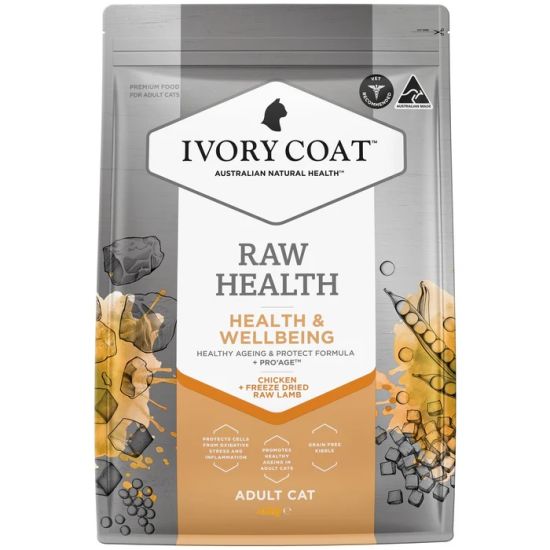 Ivory Coat 健康管理養生成貓糧 (雞肉乾糧+生羊肉凍乾) 2kg
