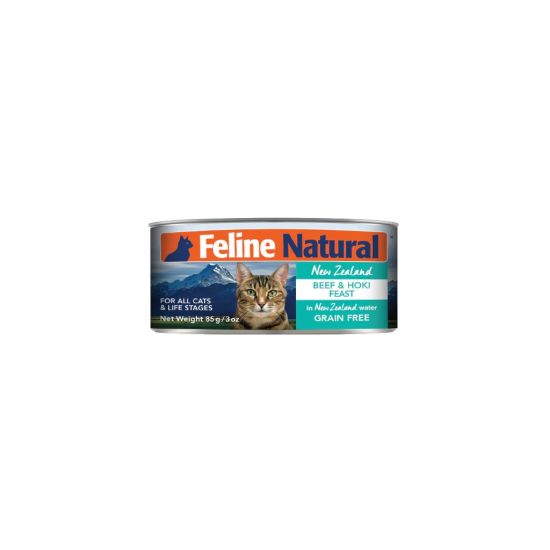 F9 Natural 貓罐頭 - 牛肉藍尖尾鱈魚盛宴 85g