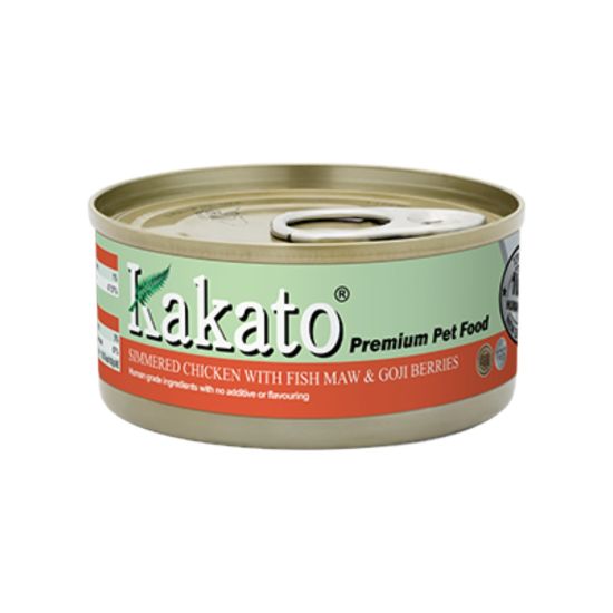 Kakato 罐頭 - 杞子魚肚燉雞 70g