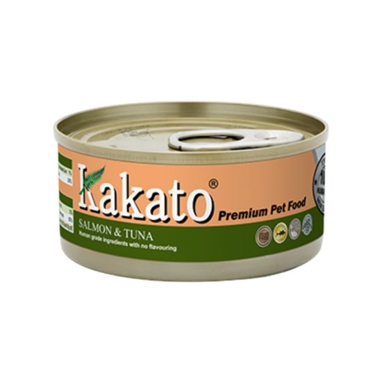 Kakato 罐頭 - 三文魚 + 吞拿魚 70g