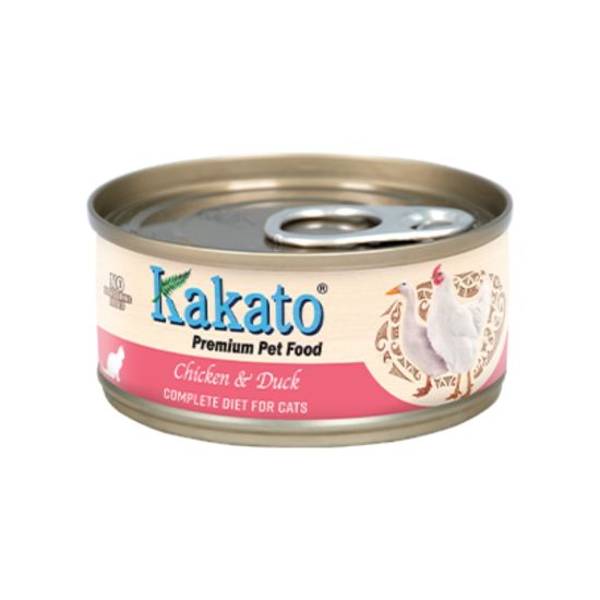Kakato 貓罐頭 - 雞肉+鴨肉 70g