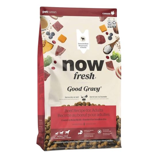 NOW 成犬香濃火雞骨湯外層乾糧-牛肉配方 3.5磅 (含穀物)