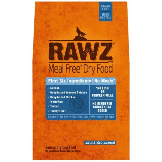 RAWZ 三文魚,脫水雞肉白魚肉配方全犬乾糧 20 lbs