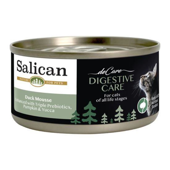 Salican 鴨肉慕斯貓罐 (腸道護理) 80g (綠)