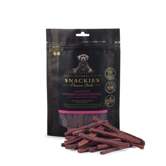 Snackies 低脂馬肉切條 170g