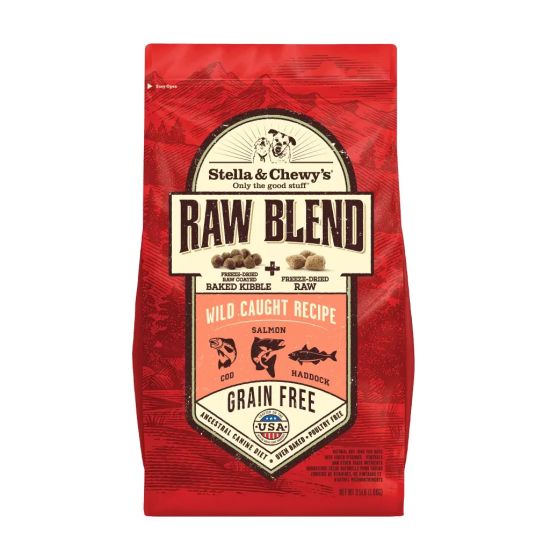 Stella & Chewy's 烘焙乾糧+凍乾生肉粒 野生捕撈配方 22lb
