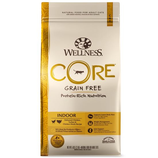 Wellness CORE 無穀物 雞肉拼火雞 室內貓糧 5lb