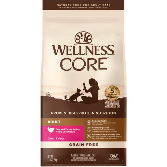 Wellness CORE 無穀物 火雞拼鴨肉 貓糧 5lb