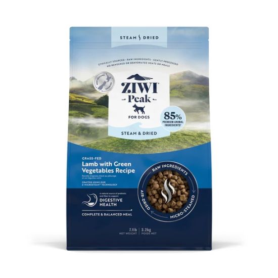 ZIWI 微蒸風乾狗糧 - 草飼羊肉配綠色蔬菜配方 3.2kg
